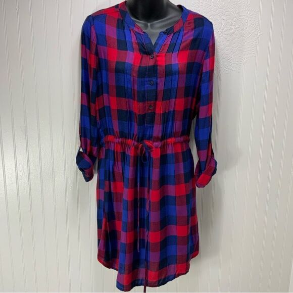 LUCKY BRAND plaid dress - Picture 1 of 3